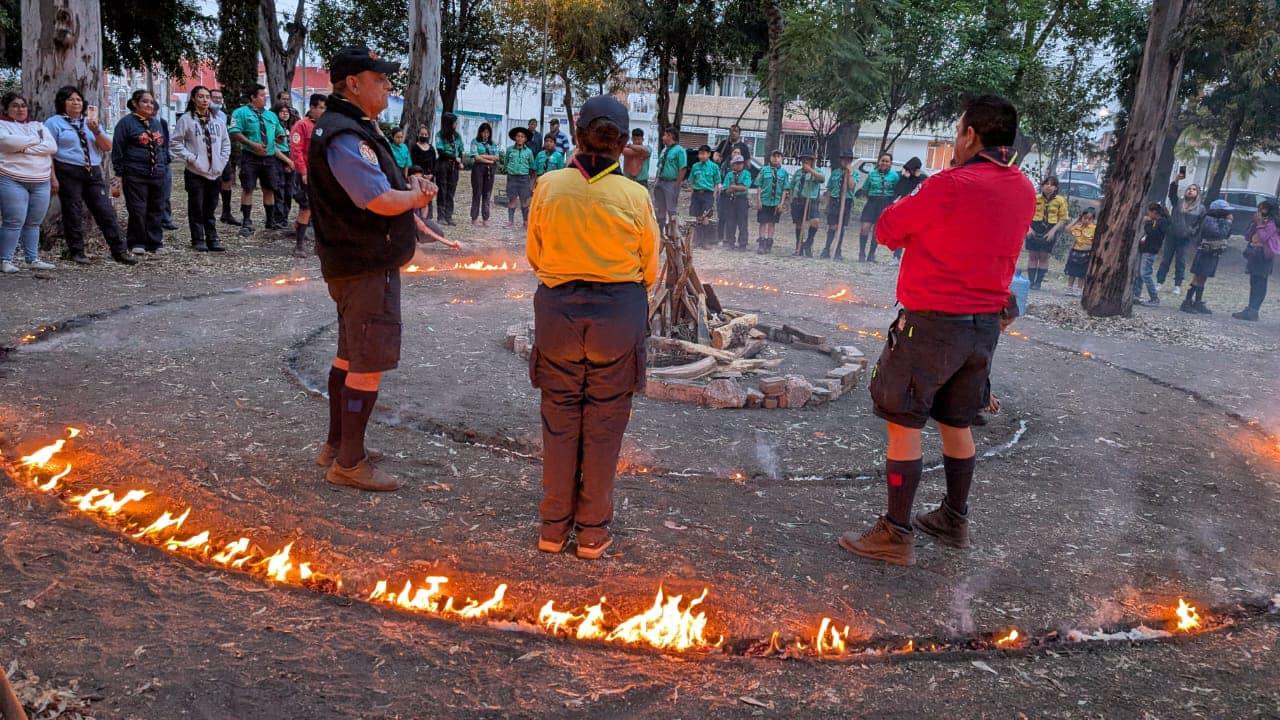 Grupo Scout Asimut 52 en actividad